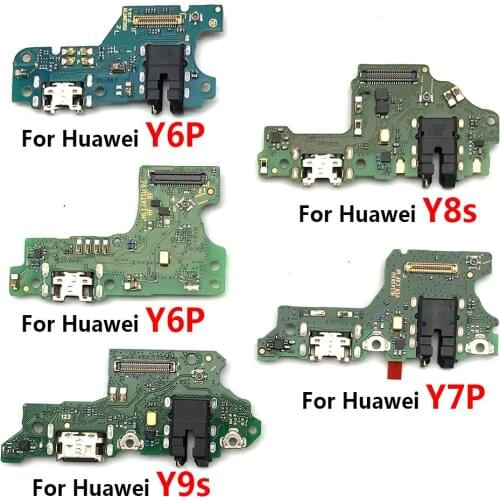 100% Original USB Charge Port Jack Dock Connector Charging Board For Huawei Y7A 202 Y7P Y6S Y6P Y8P Y8S P40 Lite 5G / P40 Lite E