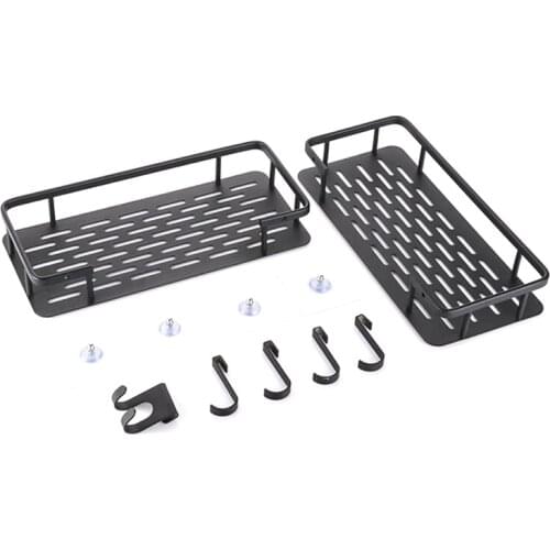 2Pcs Shower Shelf,Shower Basket,Shower Shelf Without Drilling,Bathroom Shelf,with Hook Shower Organizer,Bathroom Storage