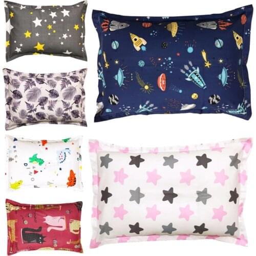 100% Cotton Baby Pillowcase kids pillow case Animal infant Newborns pillow cover Cartoon Children Pillowcase boys girls