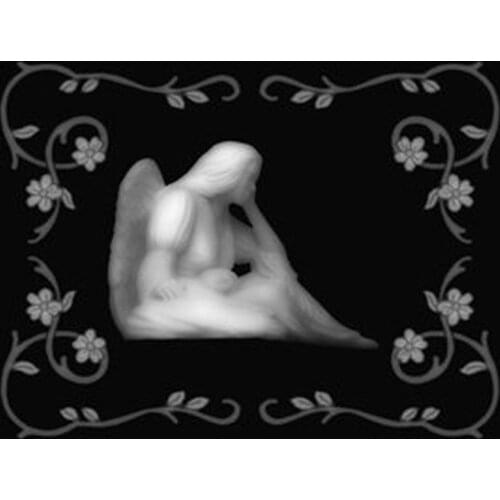 3d model relief for cnc in STL file format angel_6