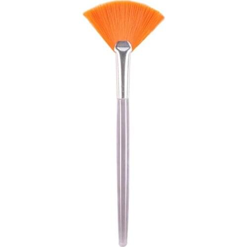 4pcs Facial Brushes Fan Makeup Brushes Soft Portable Mask Brushes Cosmetic Tools for Women Ladies Girls