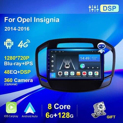 Android 10 Car Radio For Opel Insignia 2014 2015 2016 For Buick Regal Multimedia Player Autoradio Navigation GPS 2din Carplay