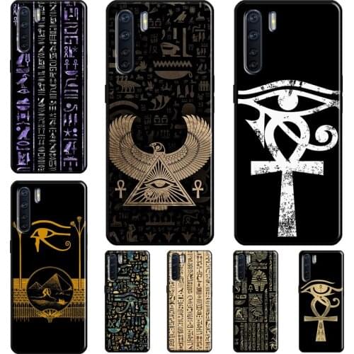 Ancient Egypt Egyptian God Horus Kemetic Heru Case For OPPO A91 A15 A83 A92 A72 A52 Reno 2Z A5S A3S A1K F5 F7 A5 A9 A53 A31 2020