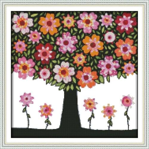 Everlasting Love Christmas Yearning For Spring (3) Ecological Cotton Chinese Cross Stitch Kits Stamped 11 CT New Year Promotion