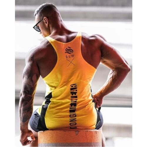 Summer Cotton Tank Tops Men Sleeveless Tanktops For Boys Bodybuilding clothing Undershirt Fitness Slim fit Sports vest