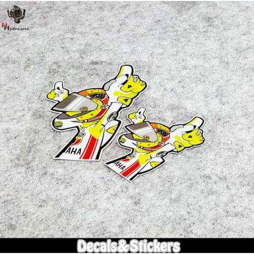 NO.LN194 Cartoon Rossi 3M MOTO GP Fleet Reflective Sticker Car Sticker Decals Racing Stickers Motorcycle Bike