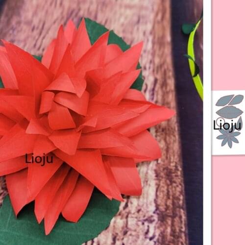 Dahlia Metal Cutting Dies Scrapbooking Card Making Album Stencil Embossing Craft 2020new
