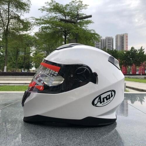 2020 Full Face Helmet Double Visor Motorcycle Helmet New Genuine Warm Casco High Quality Motorbike Capacete White Helmet