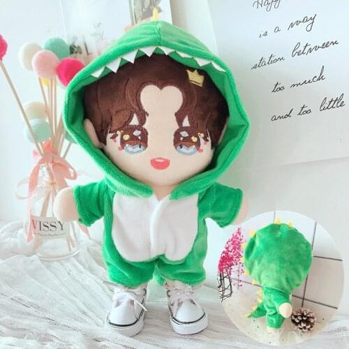 [MYKPOP]Dolls Clothes: Hooded Pajama / Bodysuit for 20cm Dolls(without doll) KPOP Fans Collection SC20122912