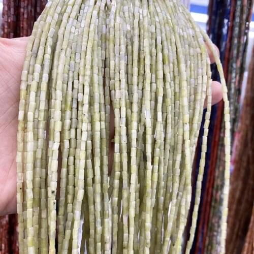 Natural Stone Loose Beads Cuboid Scattered Crystal Agates Spacer Stone Beading Charms for Jewelry Making Necklace Bracelet Gift