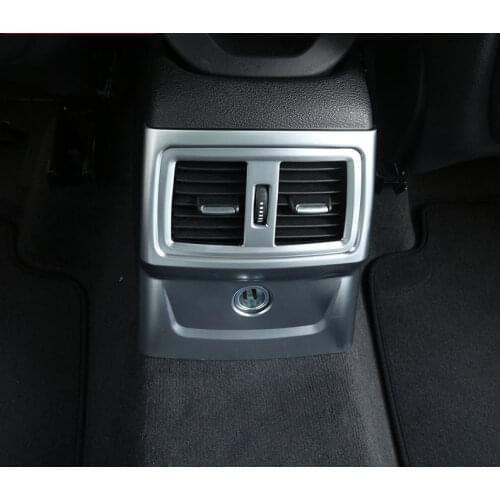 NEW ABS Chrome Rear Air Conditioning Outlet Cover Frame Trim Protection For BMW X1 f48 2016 Car Accessories