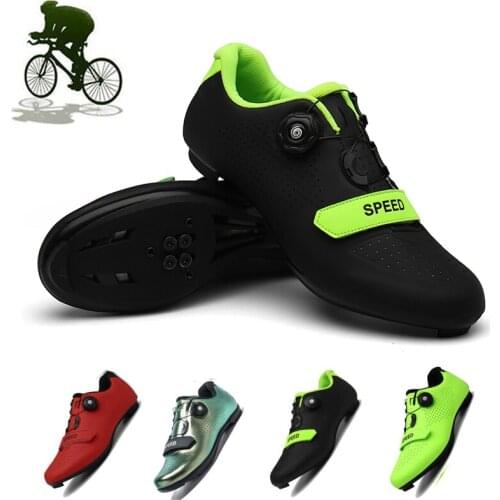 2020 New Professional Athletic Bicycle Shoes Road Mountain Bike Shoes Youth Sapatilha Ciclismo Self-Locking MTB Cycling Shoes