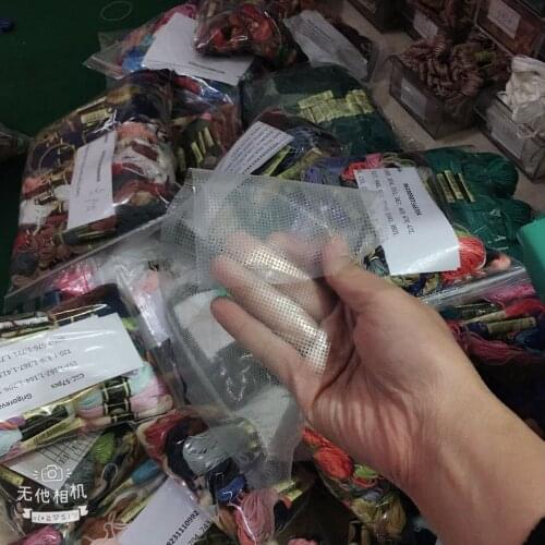 Oneroom Embroidery CXC Thread Similar DMC 1 Lot=50 Skeins Cross Stitch Floss +10cm*22cm water soluble canvas Gift