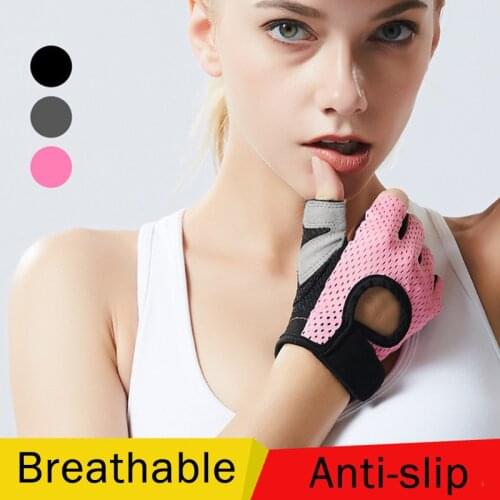 Professional Fitness Sports Gloves Women Men Outdoor Workout Bodybuilding Half-finger Gloves Breathable Fashion