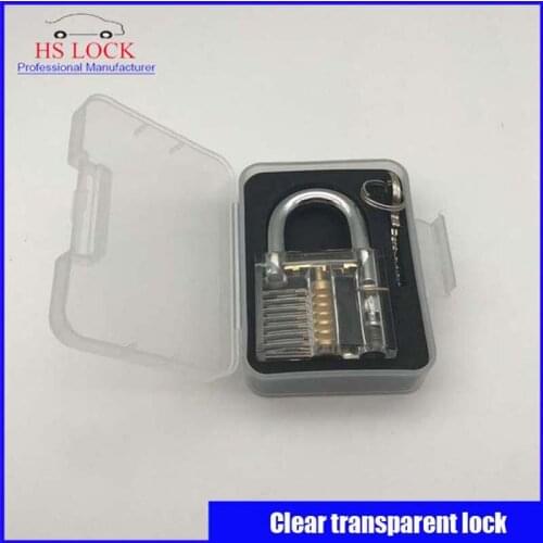 Transparent Cutaway Inside View Of Practice Padlocks Lock Trainer Skill locksmith supplies with 2keys