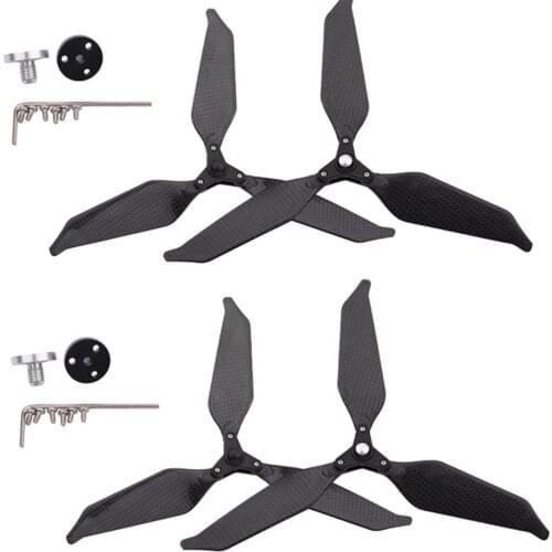 2pair Carbon Fiber Foldable Low-noise 9455S 3-Blade Propeller for DJI Phantom 4/4 Pro/4 Pro V2.0/4 Advanced RC Drone Accessories