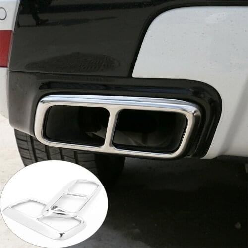 Steel Exhaust Muffler Tail Pipe Cover Fit For Land Rover Range Rover Sport 2018-2020
