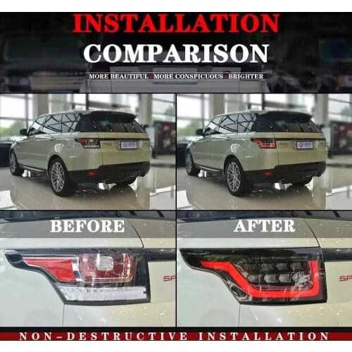 High Quality LED Taillight For Range Rover Sport 2014 2015 2016 2017 Upgrade New Style 2018 2019 2020 Brake Light
