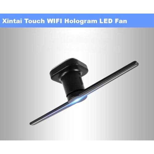 Xintai Touch Wifi 3D Hologram Advertising Display LED Fan Holographic Imaging 3D Naked Eye LED Fan APP control