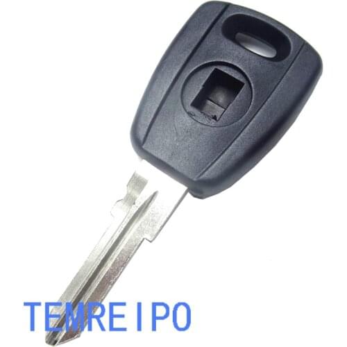 20pcs/lot Transponder Key Blank For Fiat Car Entry Uncut Key Blade No Chip Replacement Shell Fob