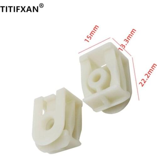 10PCS Car C type side skirt bottom plate nut base plastic fasteners clips for BMW X1 X5 X6, 1/2/4/5/6 series model