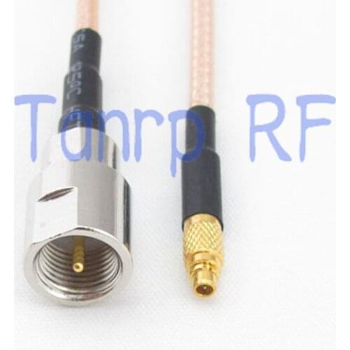 50CM Pigtail coaxial jumper cable RG316 extension cord 20in MMCX male plug to FME male plug RF adapter connector