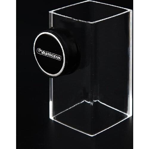 Vastocean Acrylic Strong Magnetic Sucker Feeding Ring For 15mm Glass Thickness Aquarium Fish Tank