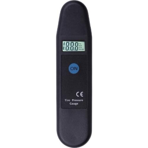 Auto LCD Display Accuracy Wheel Tire Air Pressure Gauge Tyre Tester Vehicle Motorcycle Car 0-100 PSI/KPA/BAR/KG/CM2 Detector