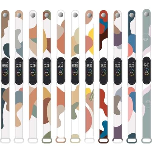 Morandi Color Strap For Xiaomi Mi band 6 5 4 3 Silicone Bracelet Replacement Strap For Amazfit Band 5 Wristband Accessories