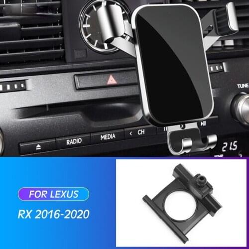 Car Mobile Phone Holder Mounts Stand GPS Gravity Navigation Bracket For Lexus RX300 RX350 RX450H 2016-2020 Car Accessories