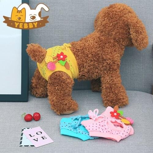 Pet Dogs Cotton Pants Female Dogs Cozy Sanitrary Physiological Underwear Briefs