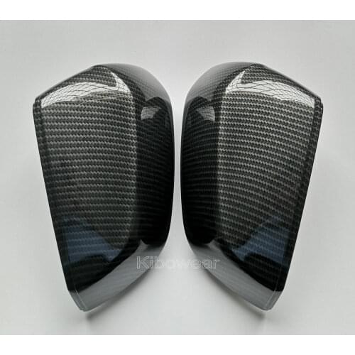 Kibowear For Audi Q2 2017 2018 Q3 2019 Side Wing Mirror Cover Caps ( Carbon Look) Replacement 2020