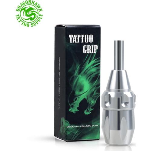 Tattoo Machine Grips 316 Stainless Steel Round Adjustable Tattoo Grip Self Lock Tattoo Tubes Assortment