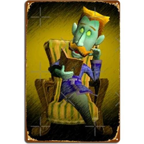 Luigi’S Mansion: Neville Portrait Metal Signs Wall Mural Kitchen Design Wall Decor Tin sign Posters