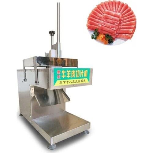 Electric Cut Mutton Roll Machine Freezing Beef Meat Cutter Multifunctional Food Slicer Hard Vegetable Cutting Machine