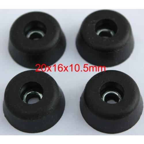Furniture Mat Table Chair Leg Cover Caps Feet Rubber Pads Floor Protector 20x16x10.5mm