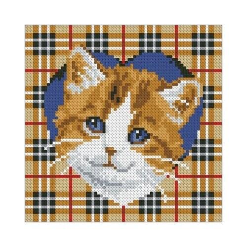 PN-0144821 cat Counted Cross Stitch 11CT 14CT 18CT DIY Chinese Cross Stitch Kits Embroidery Needlework Sets