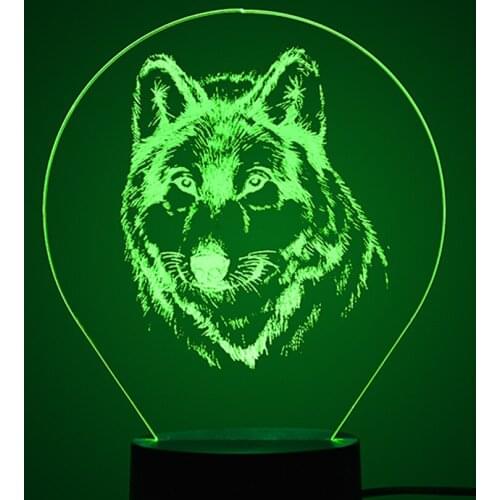 Factory Direct Sales Led Night Light Novelty Creative Gift 3D Table Lamp Home Baby Feeding Bedside Eye Care 3d Night Lamp