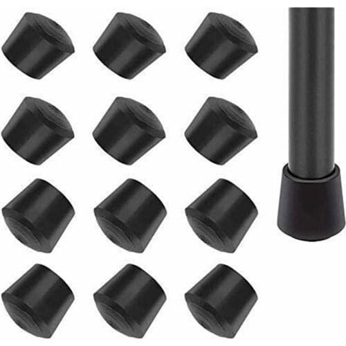 12Pcs/Set Rubber Chair Non Slip Pads Chair Leg Caps For Indoor Or Outdoor Use Anti-Noise Anti-Scratch Floor Safely Pad