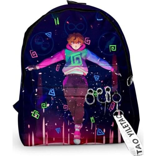 2021 Karl Jacobs Merch 3D Print Hip hop Men Women Backpack Oxford hanging buckle Style Girls Child School bag Travel Backpack