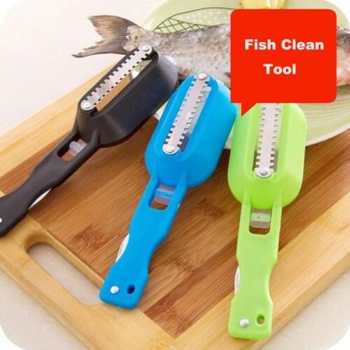Scraping Scale Kill Fish With Knife Machine Creative Multipurpose Home Novel Supply Kitchen Garden Cooking Tool Clean Convenient