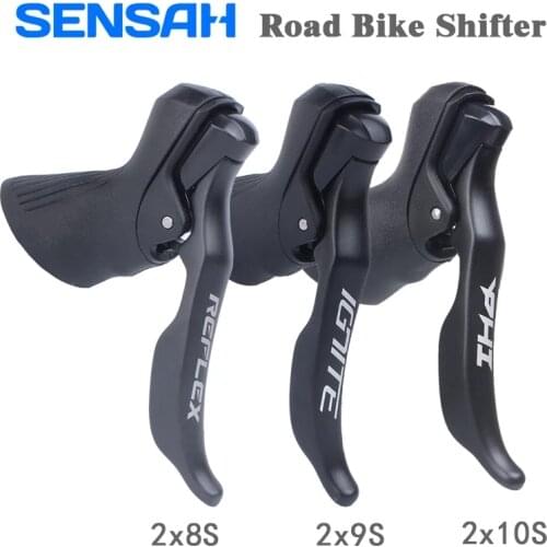 SENSAH IGNITE Road Bike Shifters 2x8 2x9 2x10 Speed Brake Lever 16/18/20 Speed Bicycle Derailleur For Shimano Sora Tiagra Claris
