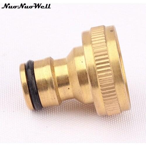 Pure Brass Female Standard Connector Water Gun Fast Connecting Fittings Washing Machine Pipe Connector Fit For 1/2", 3/4" Faucet