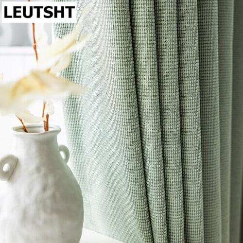 Modern Blackout Curtains for Living Room Bedroom Curtains for Window Treatment Drapes Solid Blackout Curtains Finished Plaid