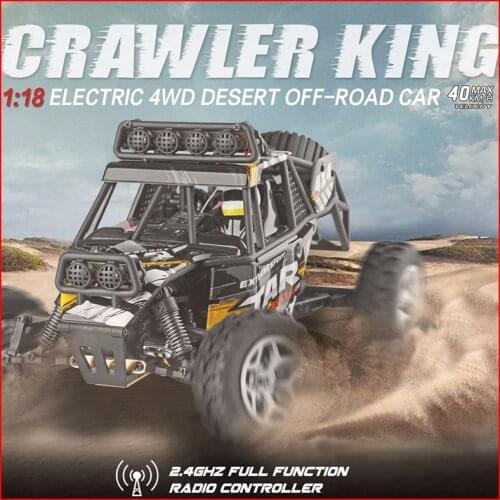 WLtoys 18428-B RC Cars 1:18 Scale MODE2 2.4G 4WD RC Off-road Car Crawler with Four-wheel Independent Suspension System