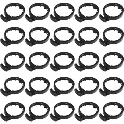 Novel-25Pcs Electric Scooter Front Tube Stem Folding Insurance Circle Guard Ring Replacement Part for Xiaomi Mijia M365