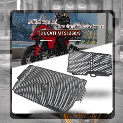 FOR DUCATI Multistrada 1200 950 1260 MTS1200 MTS950 2015-2019 Motorcycle Radiator Grille Cover Guard Stainless Steel Protection