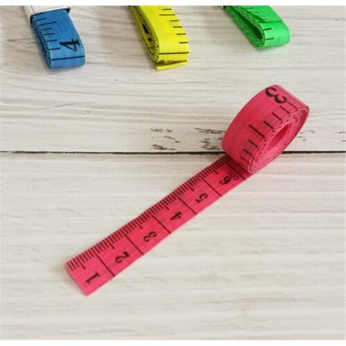 1PC Mini Body Measuring Ruler Sewing Tailor Tape Measure Soft 1.5M Centimeter Meter Sewing Measuring Tape Soft Random Color