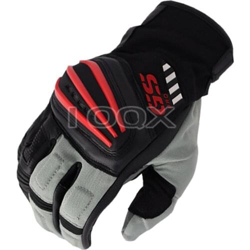 Automotive Bike Off-road Motorcycle Race Motorrad Rally GS Gloves For BMW Motorbike Black/red Glove
