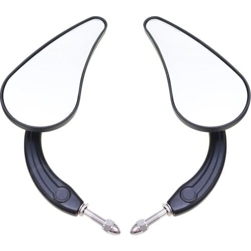 8mm Rear View Mirrors Rearview Side Mirror For Harley Touring Road King Electra Street Glide Street Bob Sportster XL 883 1200